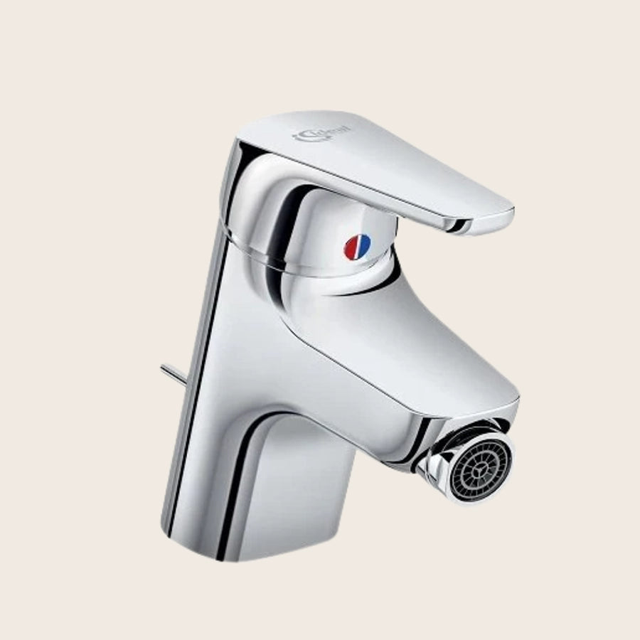 Ideal Standard Miscelatore bidet monocomando con scarico Cromo Cerasprint B9665