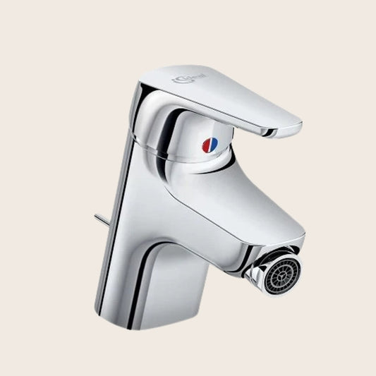 Ideal Standard Miscelatore bidet monocomando con scarico Cromo Cerasprint B9665
