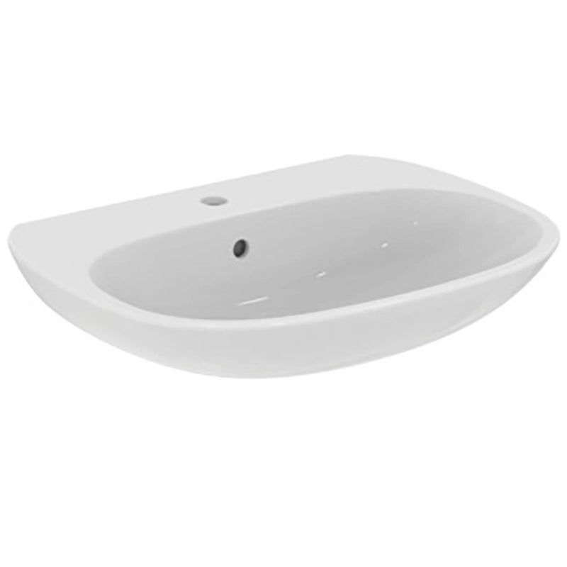 Ideal Standard Tesi Lavabo 65 cm con semicolonna bianco dettaglio Exagonshop