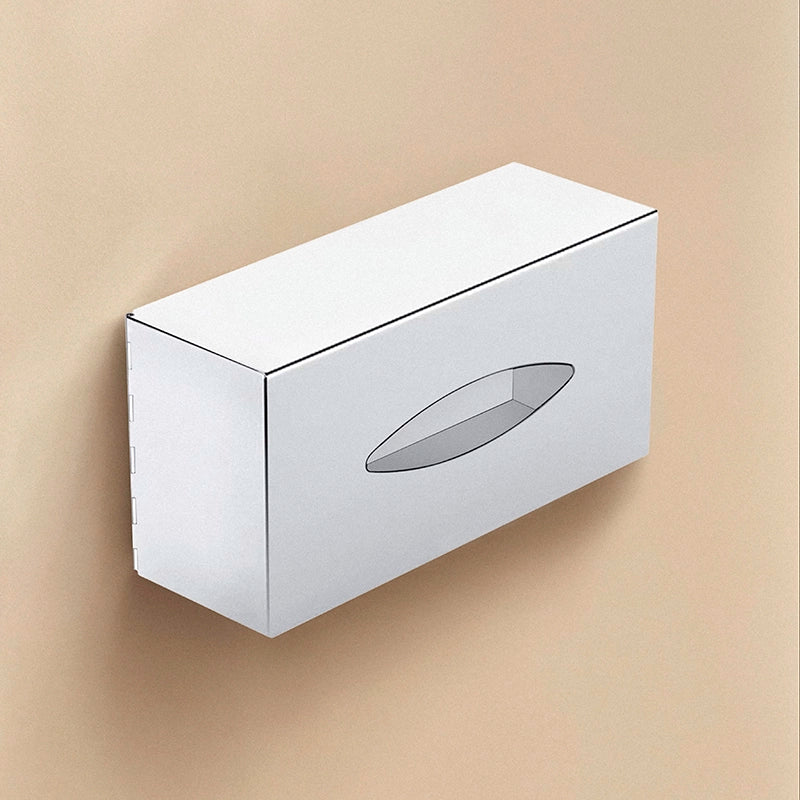 Kleenex porta salviette a muro Cromo Architect cosmic in lucido montato a parete, vista del design e della finitura...