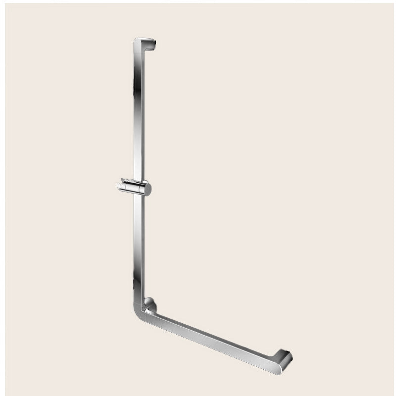 Koh-i-noor asta per doccia 70x100 con maniglia e saliscendi in acciaio inox cromato