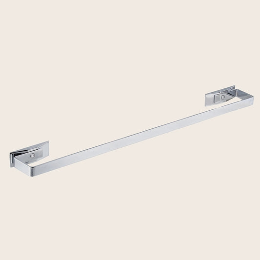 Koh-i-noor LEM 2.T portasciugamani 45 cm a muro cromo 6304 Cromo Lucido in ottone e cromato montato a parete, vista del...