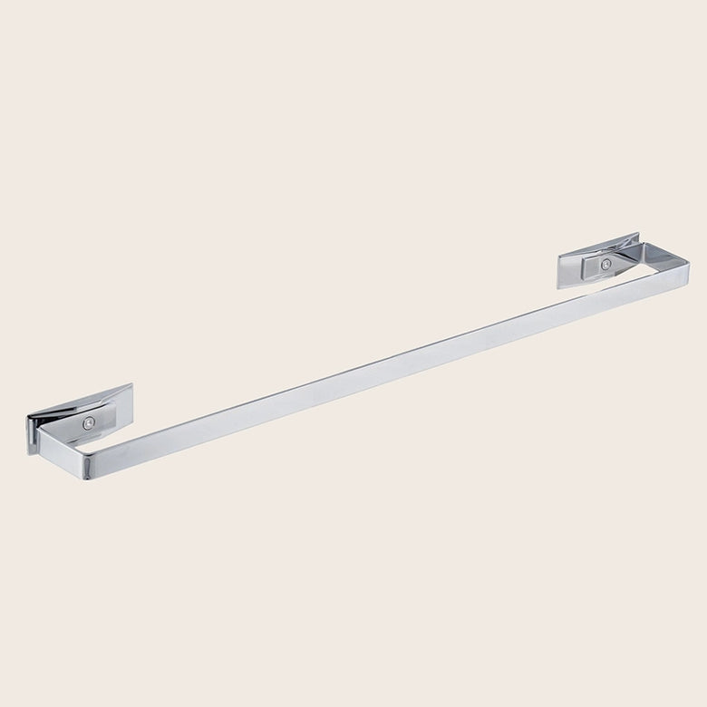 Koh-i-noor LEM 2.T portasciugamani 60 cm a muro cromo 6307 Cromo Lucido in alluminio e cromato montato a parete, vista...
