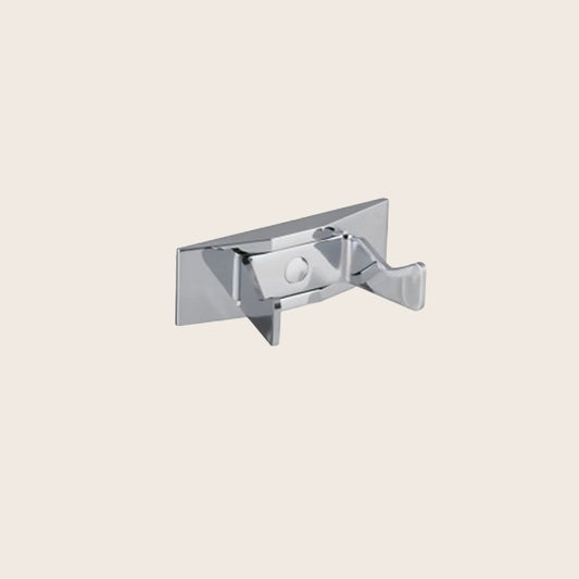 Koh-i-noor Lem 2.0 appendino bagno doppio ad incollo 6216KK in lucido montato a parete, vista del design e della finitura...