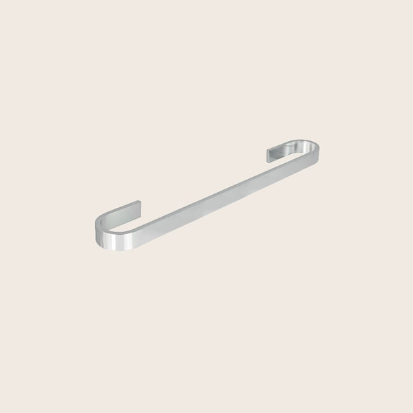 Koh-i-noor Materia portasciugamani 60 cm ad incollo 6009KK in alluminio montato a parete, vista del design e della...