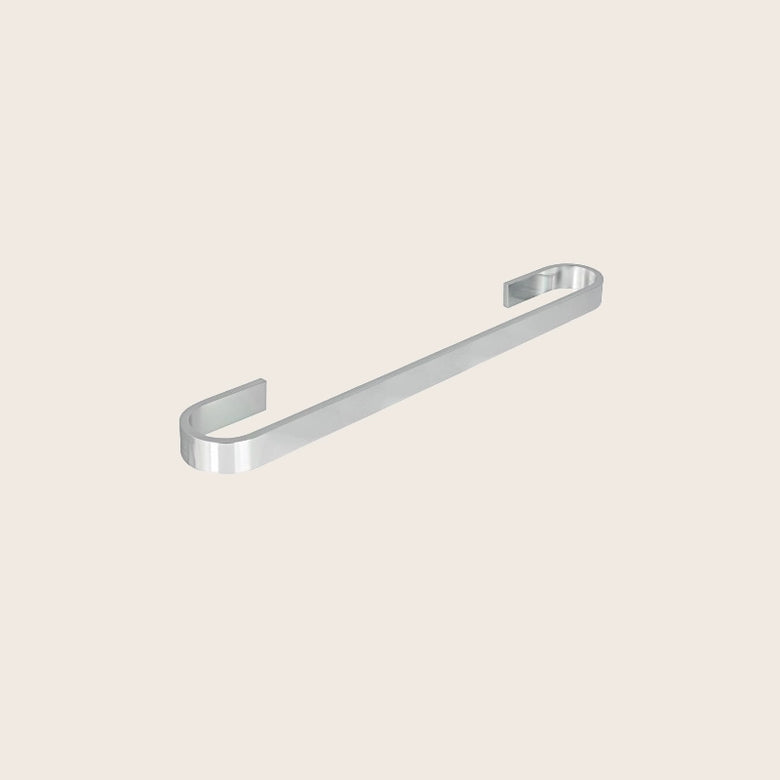 Koh-i-noor Materia portasciugamani 60 cm ad incollo 6009KK in alluminio montato a parete, vista del design e della...