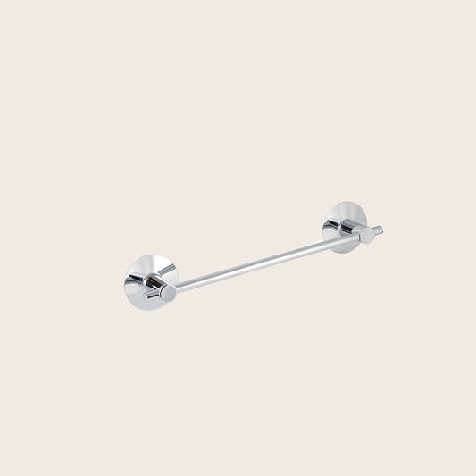 Koh-i-noor Serie 10 portasciugamani 39 cm a muro ad incollo Cromo in ottone e cromato montato a parete, vista del design...