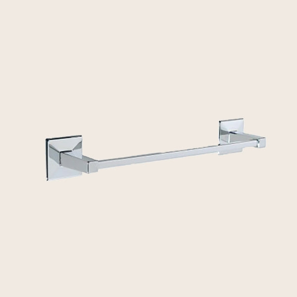 Koh-i-noor Tilda portasciugamani 36 cm ad incollo 5707KK in lucido e naturale montato a parete, vista del design e della...