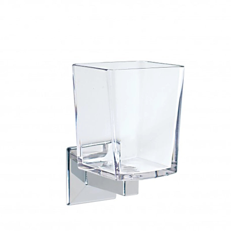 Koh-i-noor Tilda portaspazzolini ad incollo parete cromo 5718KK