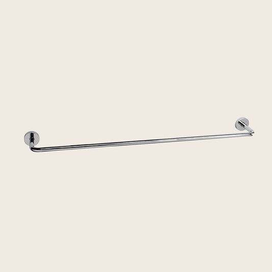 Koh-i-noor Tito portasciugamani 63 cm a muro in ottone Cromo Lucido in cromato montato a parete, vista del design e della...