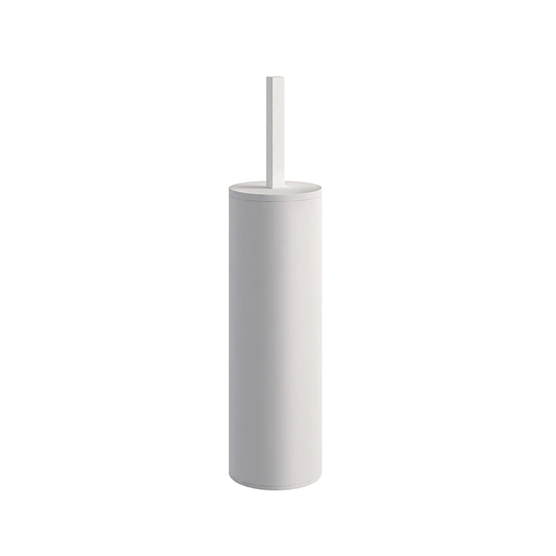 Koh-i-noor portascopino sospeso ad incollo bianco 7511V in opaco montato a parete, vista del design e della finitura...