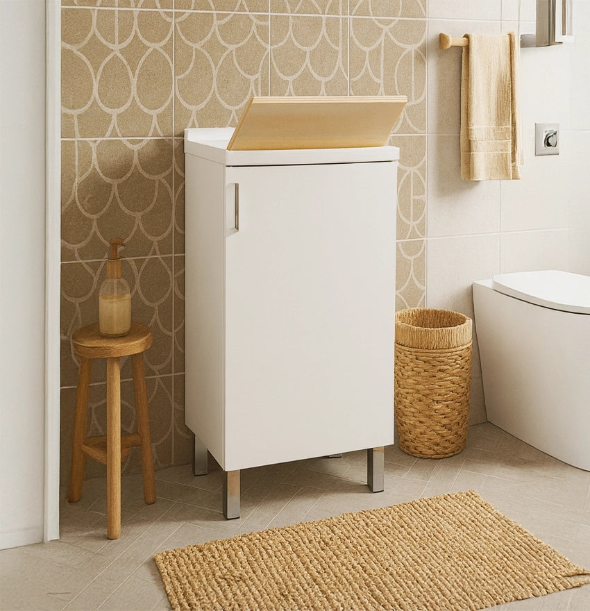 Lavatoio 45x50 bianco con gocciolatoio