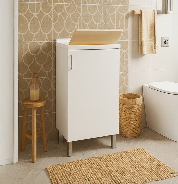 Lavatoio 45x50 bianco con gocciolatoio