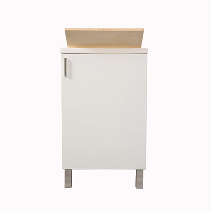 Lavatoio 50x50 bianco con gocciolatoio