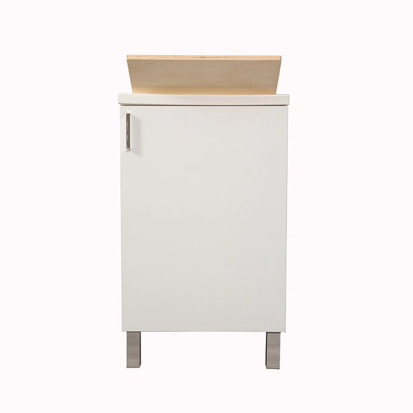 Lavatoio 50x50 bianco con gocciolatoio