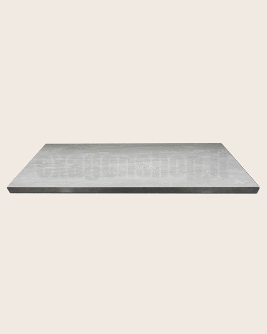 Mensola 120x46 per lavabo appoggio grigio effetto pietra senza staffe