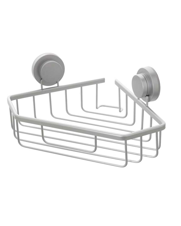 Mensola angolare vasca doccia in alluminio silver Alu system