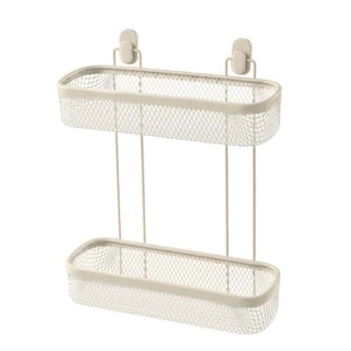 Mensola doccia 2 ripiani crema Taki