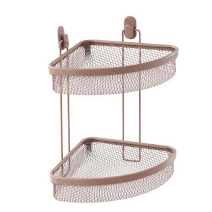 Mensola doccia angolare 2 ripiani mocha Taki