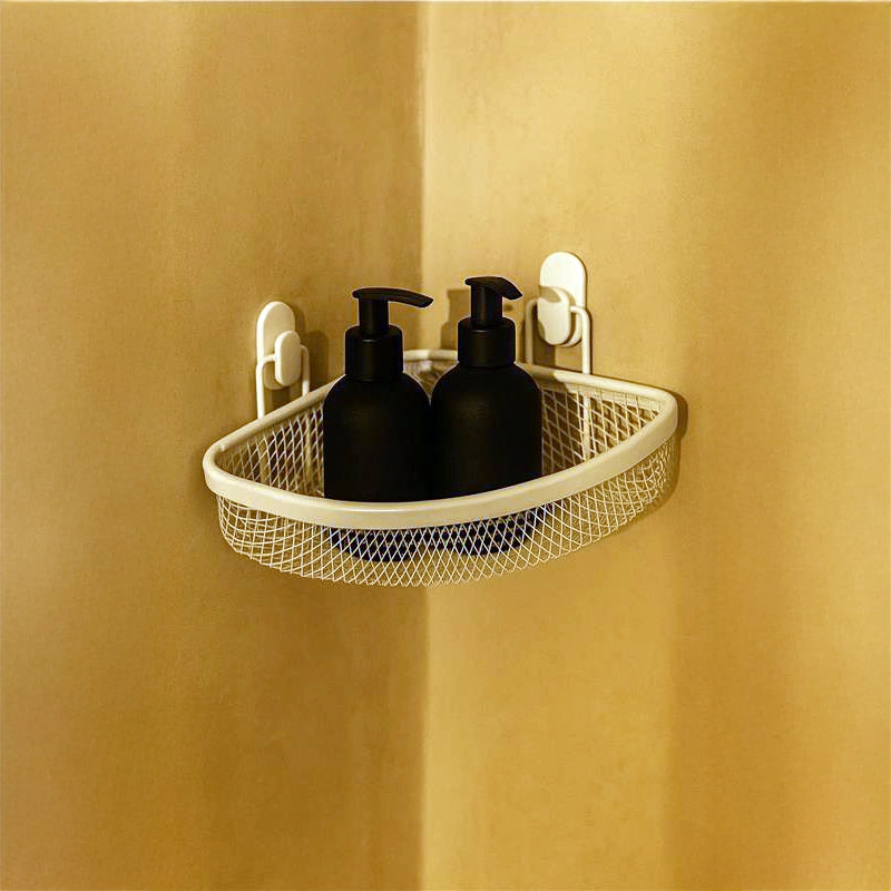 Mensola doccia angolare bianco Taki