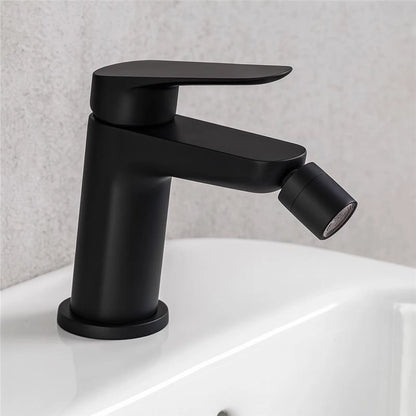 Miscelatore bidet Totem in ottone nero opaco