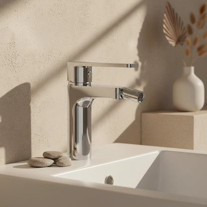 Miscelatore bidet monocomando in ottone cromato Bridge