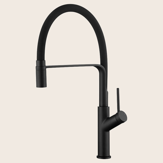 Miscelatore cucina flessibile Imola nero opaco