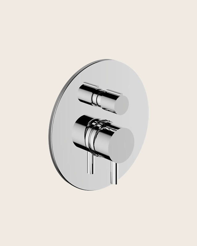 Miscelatore doccia a muro 2 e 3 VIE con deviatore cromo 73C19 Jabil
