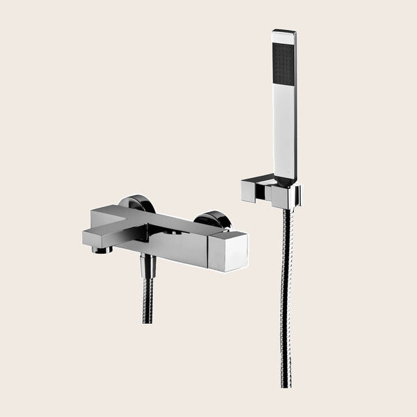 Miscelatore esterno vasca con doccetta e flessibile cromo el023 Paffoni Elle