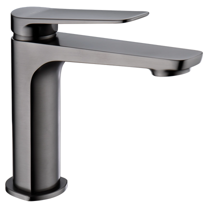 Miscelatore lavabo senza scarico in ottone canna di fucile Momo
