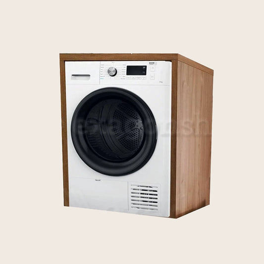 Mobile 78,5x65 per lavatrice asciugatrice a giorno H 91 noce