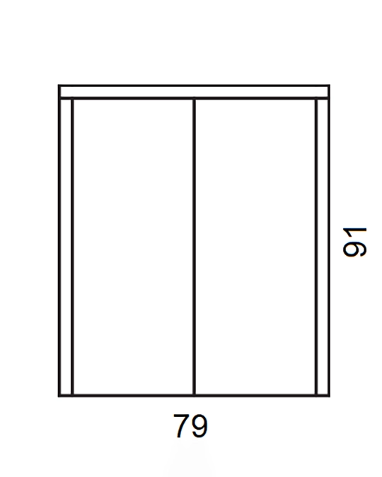 Mobile 79x65 porta lavatrice asciugatrice pietra con ante tortora opaco