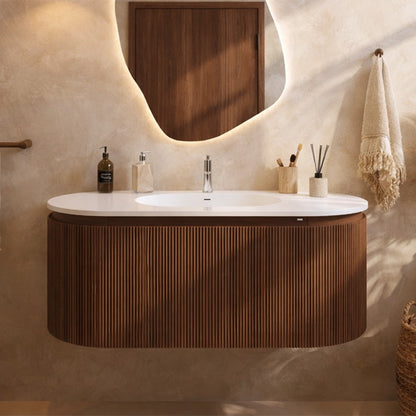 Mobile bagno 120x50 Siviglia cannettato quercia lavabo