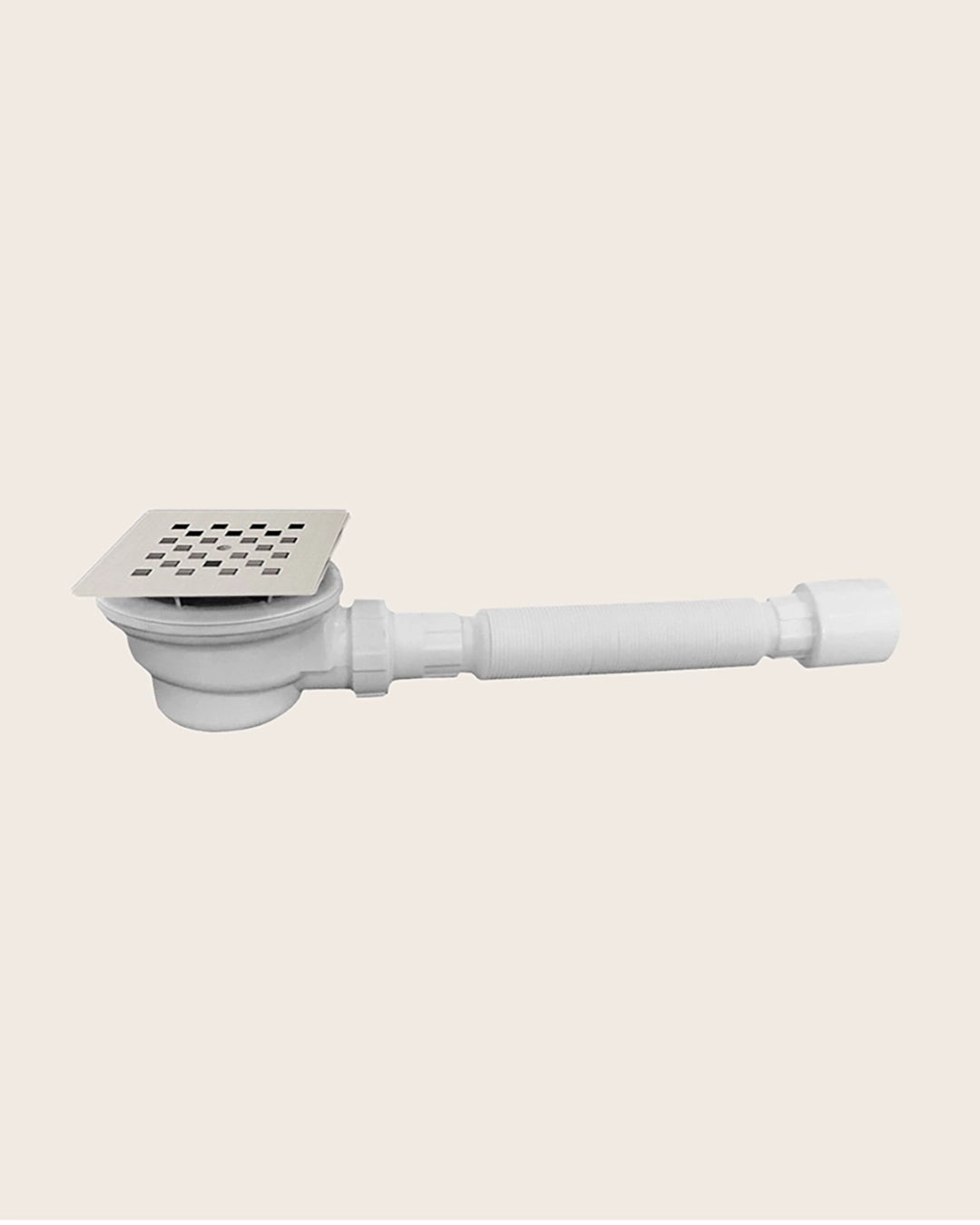 NEW LINE piletta per piatti doccia R4 e RP3 con copripiletta in acciaio cromo