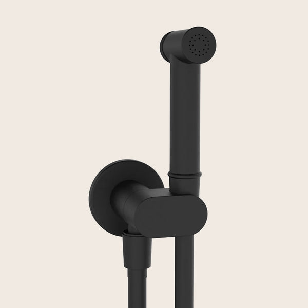 Neptune Idroscopino Tondo Con Flessibile Da 90 Cm nero opaco