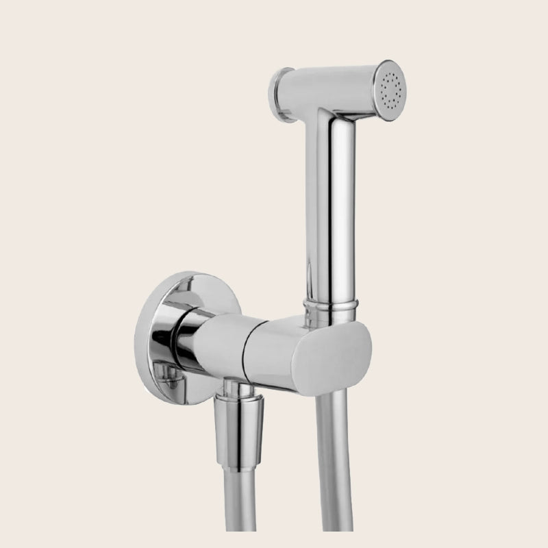 Neptune idroscopino wc con flessibile silver cromo