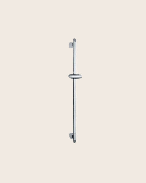 New Line Asta Doccia 84 Cm Rotante Con Supporto Regolabile Cromo Lucido in ottone e cromato, vista frontale della...
