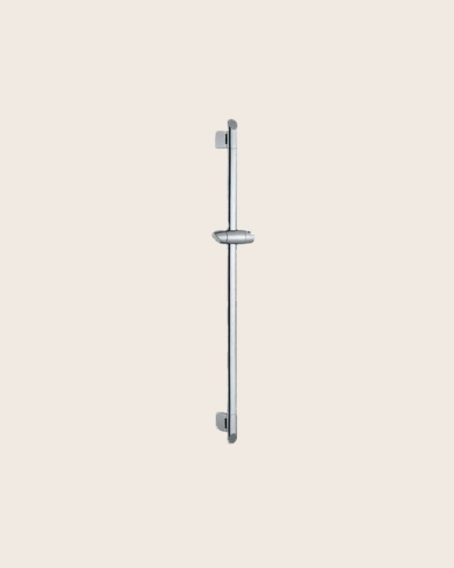 New Line Asta Doccia 84 Cm Rotante Con Supporto Regolabile Cromo Lucido in ottone e cromato, vista frontale della...