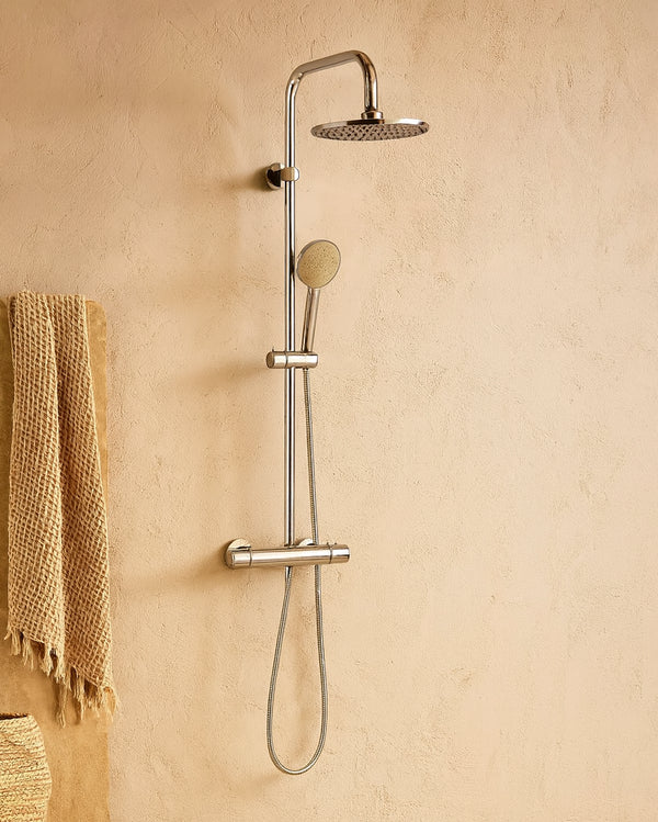 New Line Colonna Doccia 115 Cm Con Miscelatore Cromo