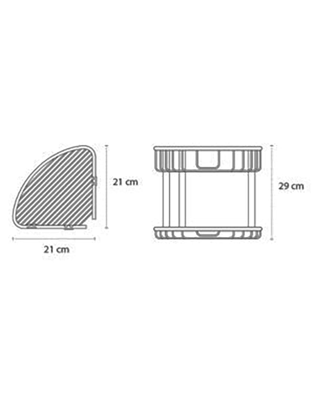 New Line H1 portasapone Angolare Doppio In Acciaio Cromato
