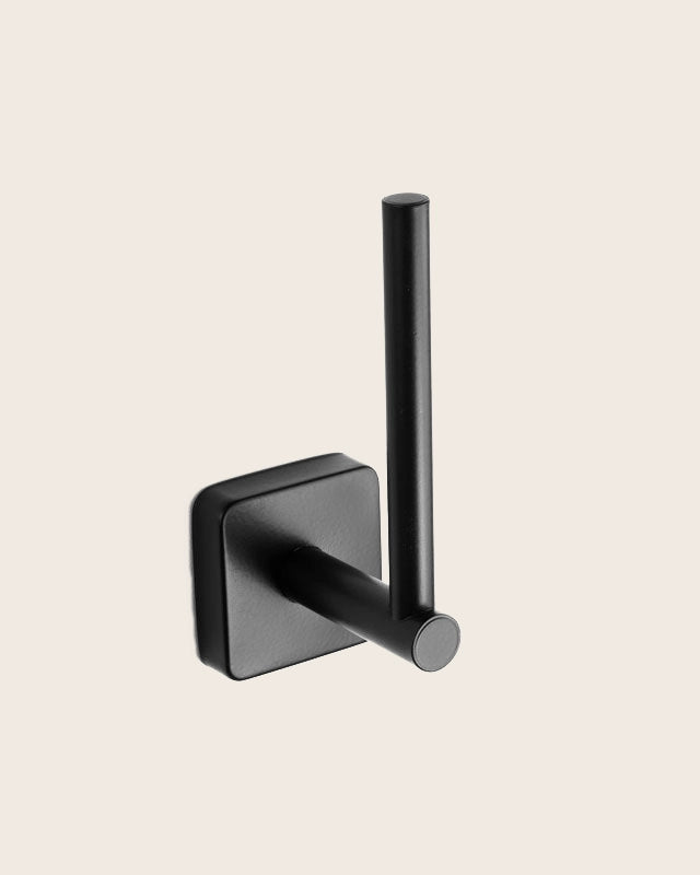 New line p5 portarotolo verticale in acciaio inox nero opaco