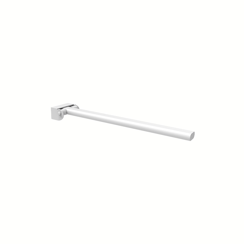 Open Miss Barra Ribaltabile Ergonomica L 60cm Bianco in acciaio inox montato a parete, vista del design e della finitura...