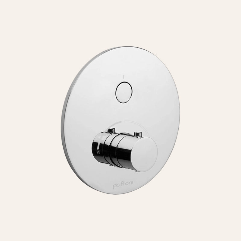 Paffoni Compactbox Cpm013 Set Esterno Miscelatore doccia ad, vista frontale della maniglia e della bocca di erogazione