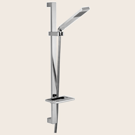 Paffoni Level Zsal079 Asta doccia Con Portasapone Cromo