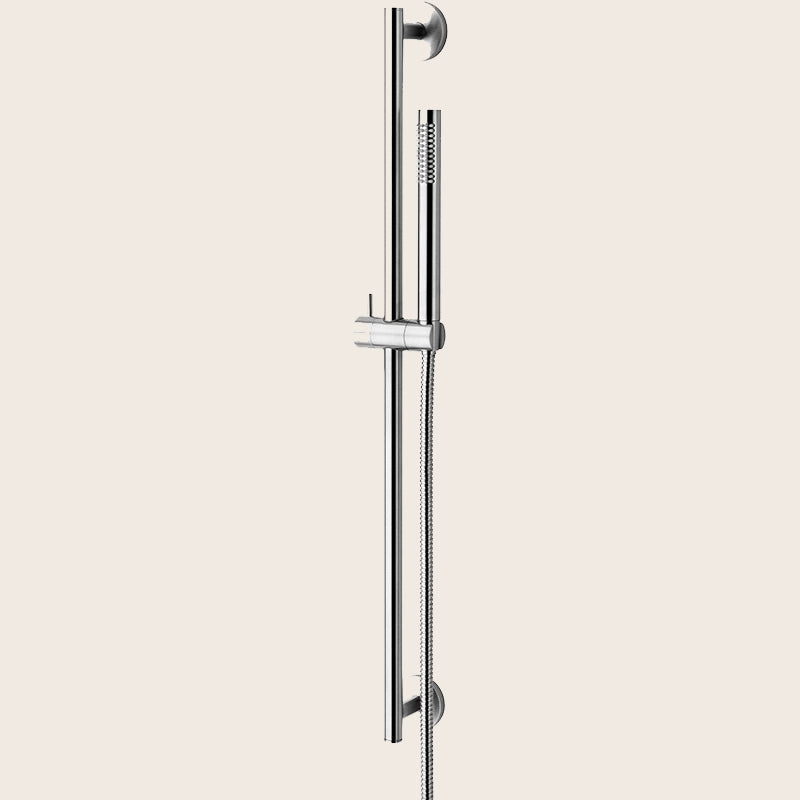 Paffoni Life Zsal135 asta doccia con doccetta stick e flessibile Argento