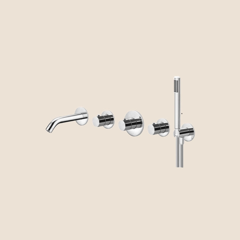Paffoni Modular Box Mde001cr Set vasca termostatico Senza Parte Incasso Cromo
