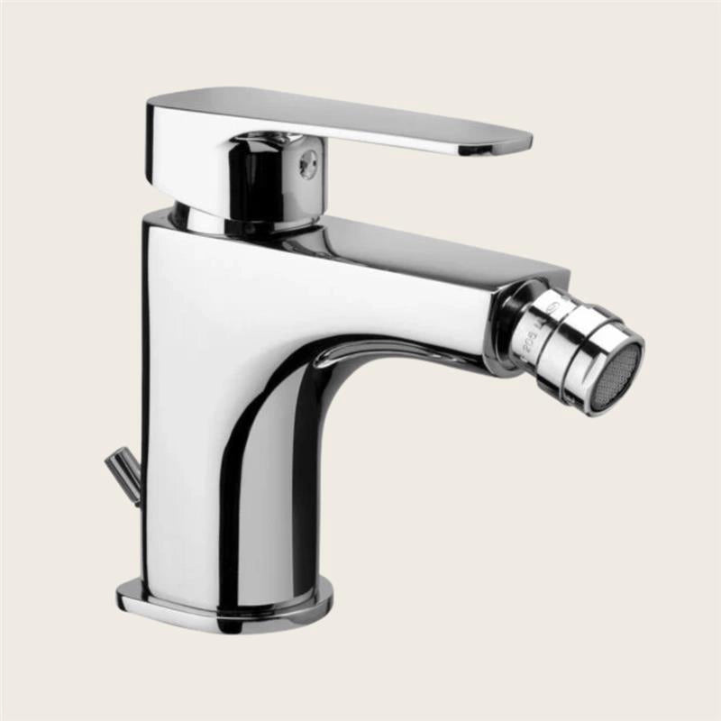 Paffoni Sly Sy131 Miscelatore bidet Monocomando senza, vista frontale della maniglia e della bocca di erogazione