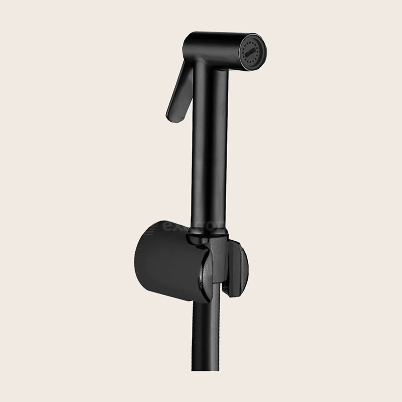 Paffoni Tweet Round set Doccetta Bidet Cromo Zdup114, vista frontale della maniglia e della bocca di erogazione