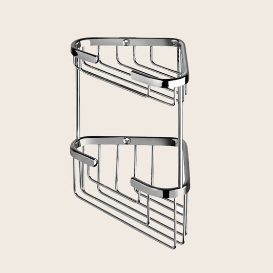 Paffoni Zpor004 griglia angolo vasca doccia portasapone cromo