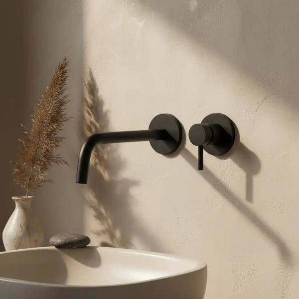 Paffoni Light Miscelatore lavabo Ad Incasso Bocca 175 mm Nero Opaco Lig006no70